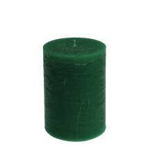 daiktų Vienspalvės žvakės tamsiai žalios 85x120mm 2 vnt
