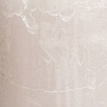 daiktų Vienspalvės žvakės šviesiai pilkos stulpinės žvakės 70×120mm 4 vnt.