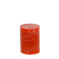 daiktų Spalvotos žvakės oranžinės 60x80mm 4vnt