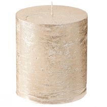 daiktų Vienspalvės žvakės platinos 70x80mm 4 vnt