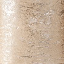 daiktų Vienspalvės žvakės platinos 70x80mm 4 vnt