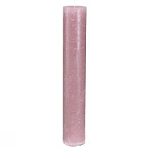daiktų Vienspalvės senos rožinės spalvos žvakės 50x300mm 4 vnt