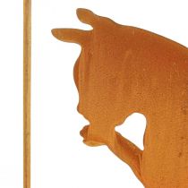 daiktų Patina dekoracija kačių rūdžių dekoracija pakabinimui 24,5cm