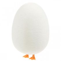 Dekoratyvinis kiaušinis su kojelėmis Velykinis kiaušinių kremas Juokingas Velykų papuošimas H13cm 4vnt