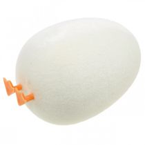 daiktų Dekoratyvinis kiaušinis su kojelėmis Velykinis kiaušinių kremas Juokingas Velykų papuošimas H13cm 4vnt