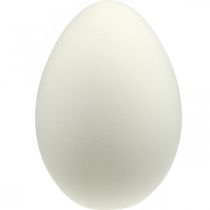 daiktų Velykinis kiaušinis didelis kreminis dekoratyvinis kiaušinis flokuotas vitrinos dekoravimas 40cm