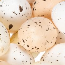 daiktų Dekoratyviniai Velykiniai kiaušiniai su margu paviršiumi pavasarinėms kompozicijoms, 3 cm, 24 vnt.