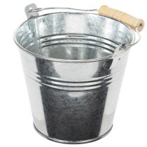 daiktų Kibirai Ø12cm A10cm 8vnt. Cinko spalvos, blizgūs