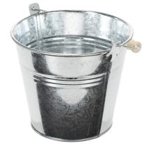 daiktų Kibirai Ø14cm A12cm 6 vnt. Cinko spalvos, blizgūs
