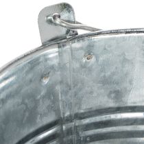daiktų Kibirai Ø14cm A12cm 6 vnt. Cinko spalvos, blizgūs