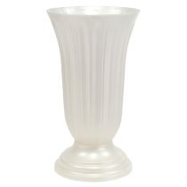 daiktų Vaza Lilia perlamutrinė Ø28cm, 1 vnt