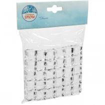daiktų Dirbtiniai ledo kubeliai dekoratyvinis ledas skaidrus 2cm 30 vnt