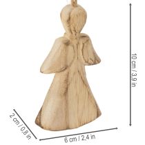 daiktų Angelo figūrėlė, skirta pakabinti ant Kalėdų eglutės, 10 cm, 12 dalių