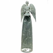 Dekoratyvinis angelas metalas 72cm