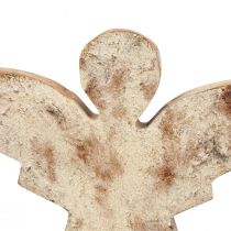 daiktų Kalėdų angelo puošmena Kalėdų mango mediena 20×18×2,5cm