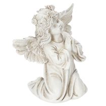 daiktų Angelo figūrėlė, besimeldžianti, antkapinė puošmena, sėdinti, 13 cm, 2 vnt.