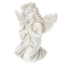 daiktų Angelo figūrėlė, besimeldžianti, antkapinė puošmena, sėdinti, 13 cm, 2 vnt.