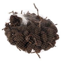 daiktų Natūralūs alksnio kankorėžiai, palaidi, dekoravimui, 3 cm, 300 g, natūraliai rudi.