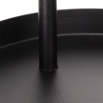 daiktų Metalinis dviejų aukštų apvalus dekoratyvinis padėklas 58 cm