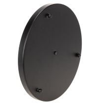 daiktų Trijų pakopų metalinis apvalus serviravimo stovas, skirtas daugiapakopiam stalo papuošimui, 61 cm