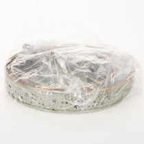 daiktų Dekoratyvinis dviejų aukštų serviravimo padėklas su rankena, žvaigždės motyvas, 49 cm