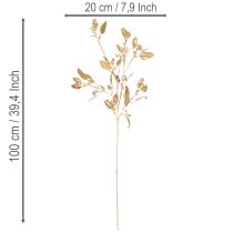 daiktų Dirbtinė eukalipto šakelė, dekoratyvinė vazos šakelė, 100 cm