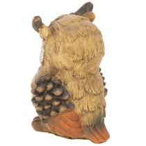 daiktų Pelėdos figūrėlė, maža sėdinti pelėda, dekoracija, 11 cm