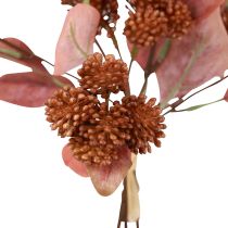 Riebalai vištiena Red Sedum Stonecrop Dirbtinės gėlės 41cm 3vnt