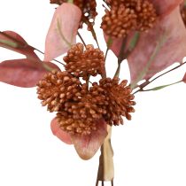daiktų Riebalai vištiena Red Sedum Stonecrop Dirbtinės gėlės 41cm 3vnt