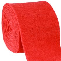 daiktų Veltinio juostelė 15cm x 5m raudona
