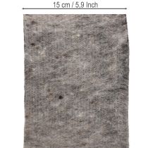 daiktų Dviejų spalvų veltinio vazono vyris, pilkas/juodas, 15 cm x 5 m