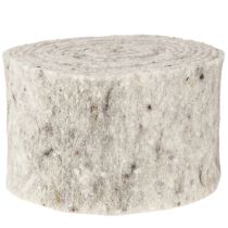 daiktų Veltinis kaspinas pilkas 15cm 5m