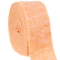 daiktų Veltinio juostelė oranžinė 7,5cm 5m