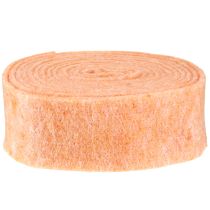 daiktų Veltinio juostelė oranžinė 7,5cm 5m