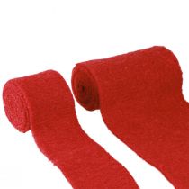 daiktų Veltinio juostelė raudona vilna juostelė dekoratyvinė juostelė W7/15cm L1m/1m rinkinys iš 2
