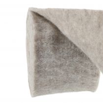 daiktų Veltinio juosta, vazoninė juosta pilka-natūrali 15cm 5m