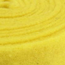 Veltinio juostelė geltona deko juostelė veltinis 7,5cm 5m