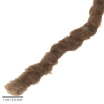 daiktų Ruda vilnonė virvelė, 25 m dekoratyvinė juostelė floristikai ir rankdarbiams