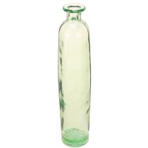 daiktų Buteliuko dekoravimo vaza stiklas skaidrus/žalias retro Ø6.5cm H30cm