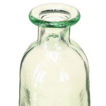 daiktų Buteliuko dekoravimo vaza stiklas skaidrus/žalias retro Ø6.5cm H30cm