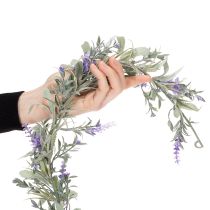 daiktų Dirbtinė alyvinė girlianda, pavasarinė dekoracija ypatingoms progoms ir sezoniniam dizainui, 145 cm, 2 vnt.