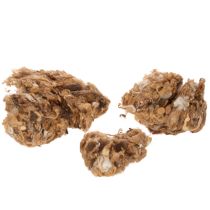 daiktų Rudos melanžo spalvos avių vilna, natūrali vilna, laisva, rankdarbiams, 250 g