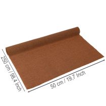 daiktų Gėlių krepinis popierius, rudas, 50 cm pločio ritinėlis