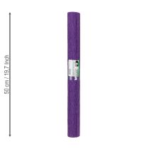 daiktų Gėlių krepinis popierius tamsiai violetinis 50x250 cm