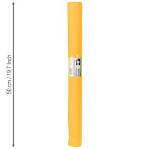 daiktų Gėlininko krepinis popierius, saulės geltonumo spalvos, 50 × 250 cm, 5 vnt.