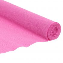 daiktų Floristinis krepinis popierius šviesiai rožinis 50x250cm