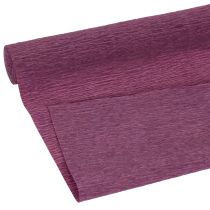 daiktų Gėlių krepinis popierius dekoravimui, violetinis, 50x250 cm