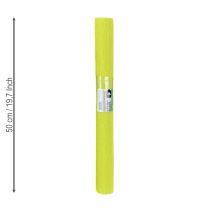 daiktų Floristinis krepinis popierius Gegužės žalias 50x250cm