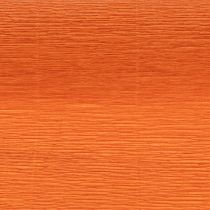 daiktų Gėlių krepinis popierius, oranžinis ritinėlis, 50x250 cm
