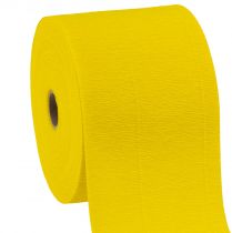 daiktų Gėlių krepinis geltonas W10cm gramatūra 128g/kvm L250cm 2 vnt.